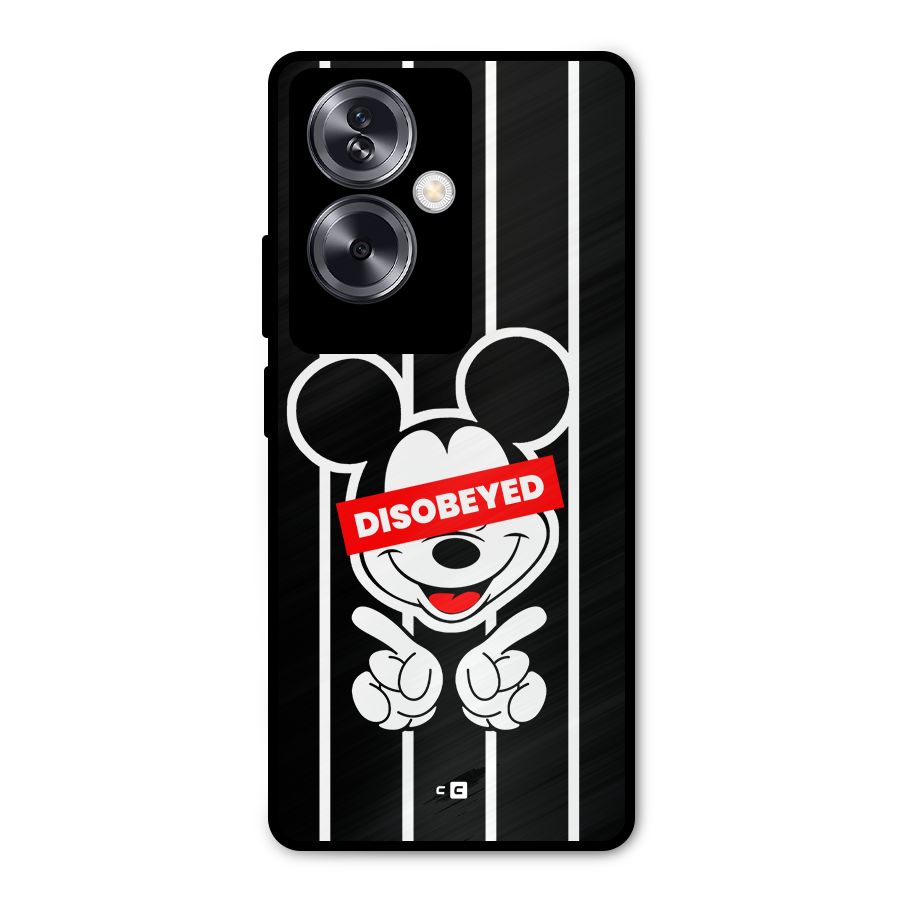 Disobeyed Micky Metal Back Case for Oppo A79 5G