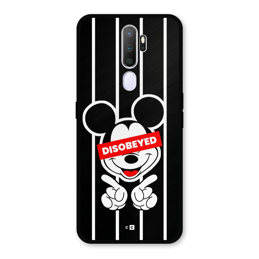 Disobeyed Micky Metal Back Case for Oppo A9 (2020)
