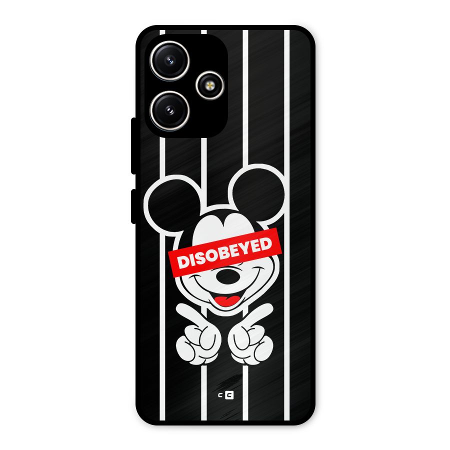 Disobeyed Micky Metal Back Case for Poco M6 Pro