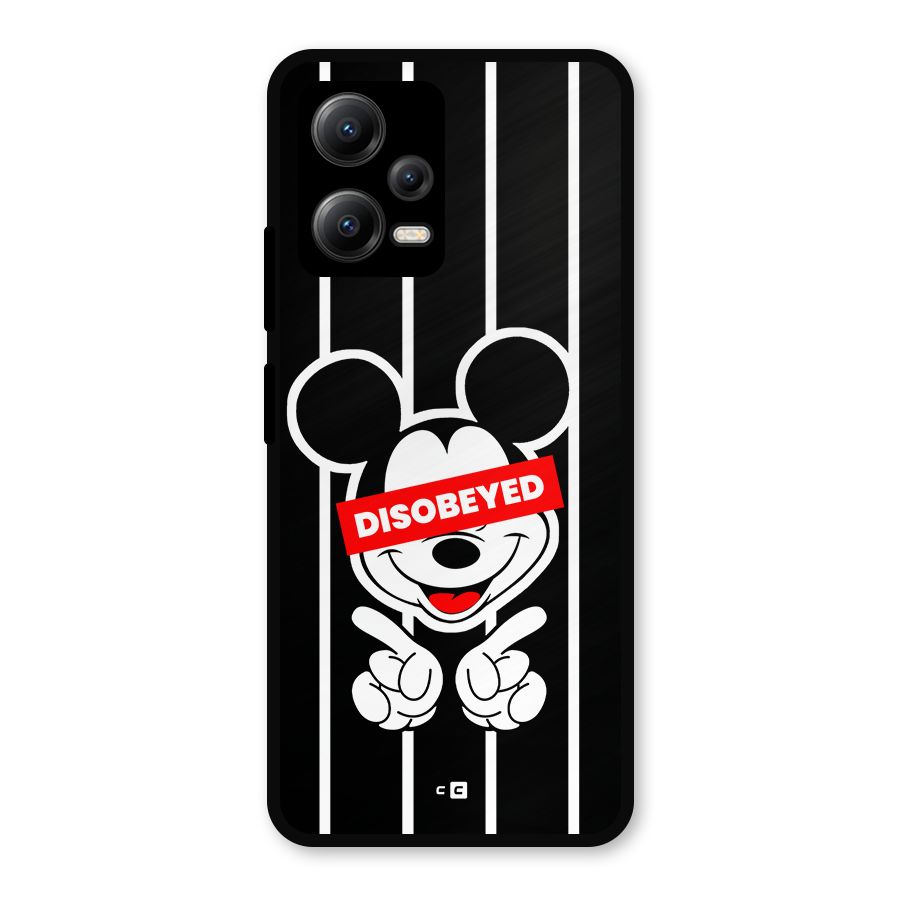 Disobeyed Micky Metal Back Case for Poco X5