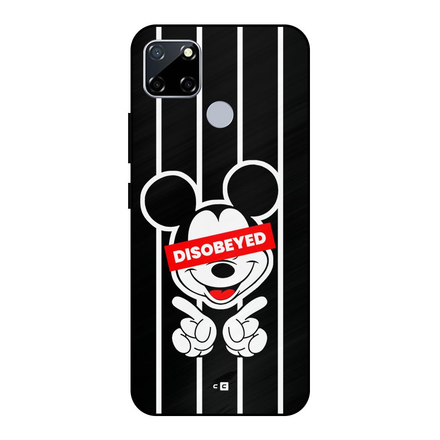 Disobeyed Micky Metal Back Case for Realme Narzo 20