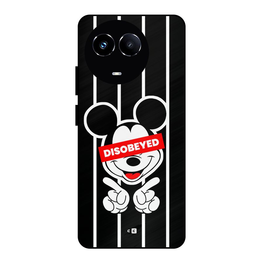 Disobeyed Micky Metal Back Case for Realme Narzo 60X