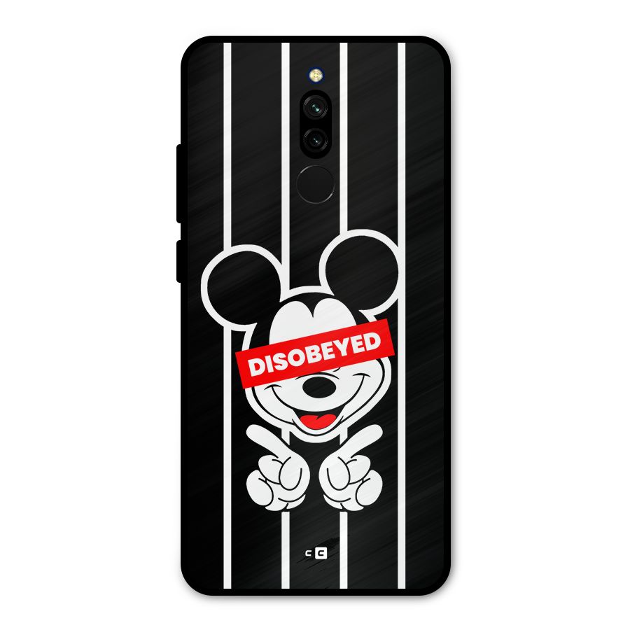 Disobeyed Micky Metal Back Case for Redmi 8