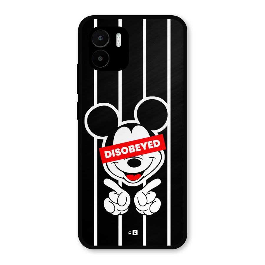 Disobeyed Micky Metal Back Case for Redmi A2