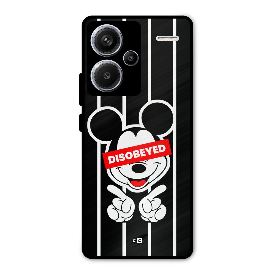 Disobeyed Micky Metal Back Case for Redmi Note 13 Pro Plus