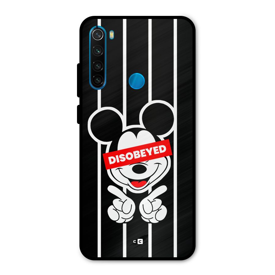Disobeyed Micky Metal Back Case for Redmi Note 8