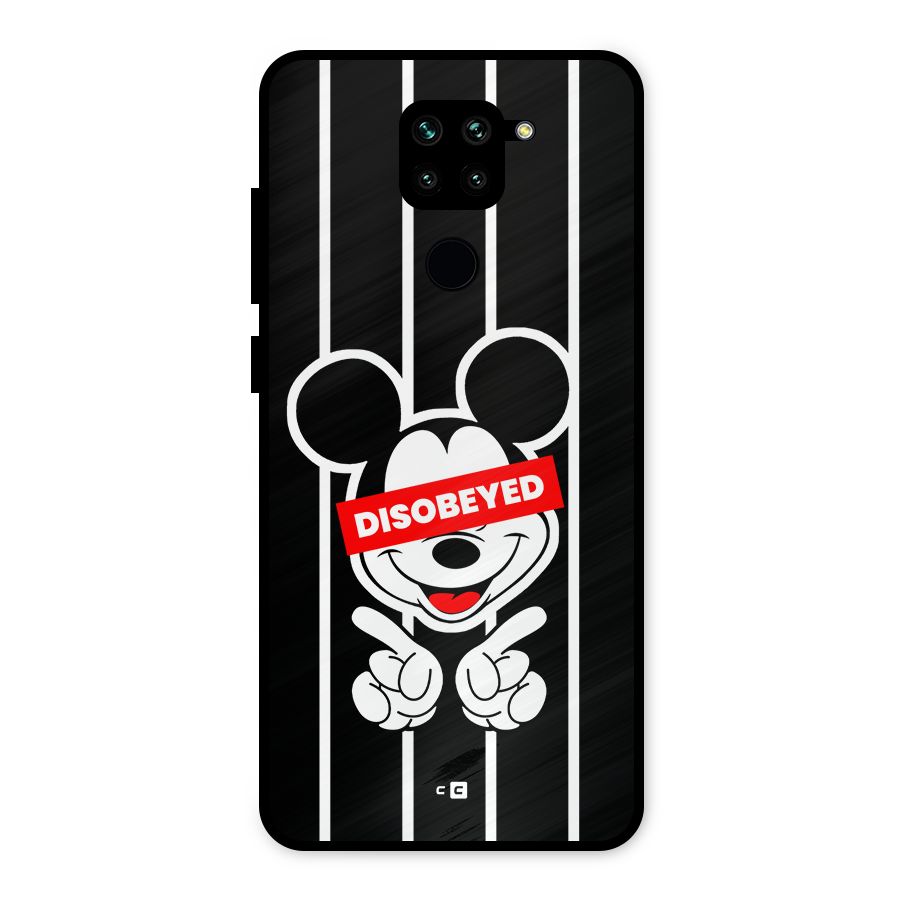 Disobeyed Micky Metal Back Case for Redmi Note 9