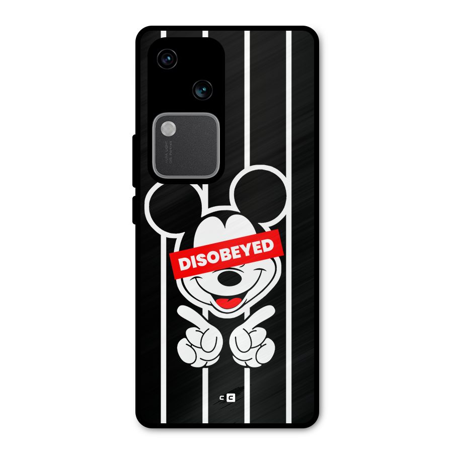 Disobeyed Micky Metal Back Case for Vivo V30 Pro
