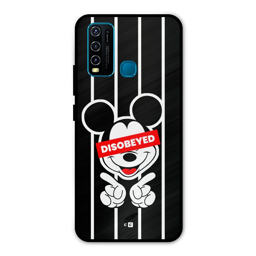 Disobeyed Micky Metal Back Case for Vivo Y50