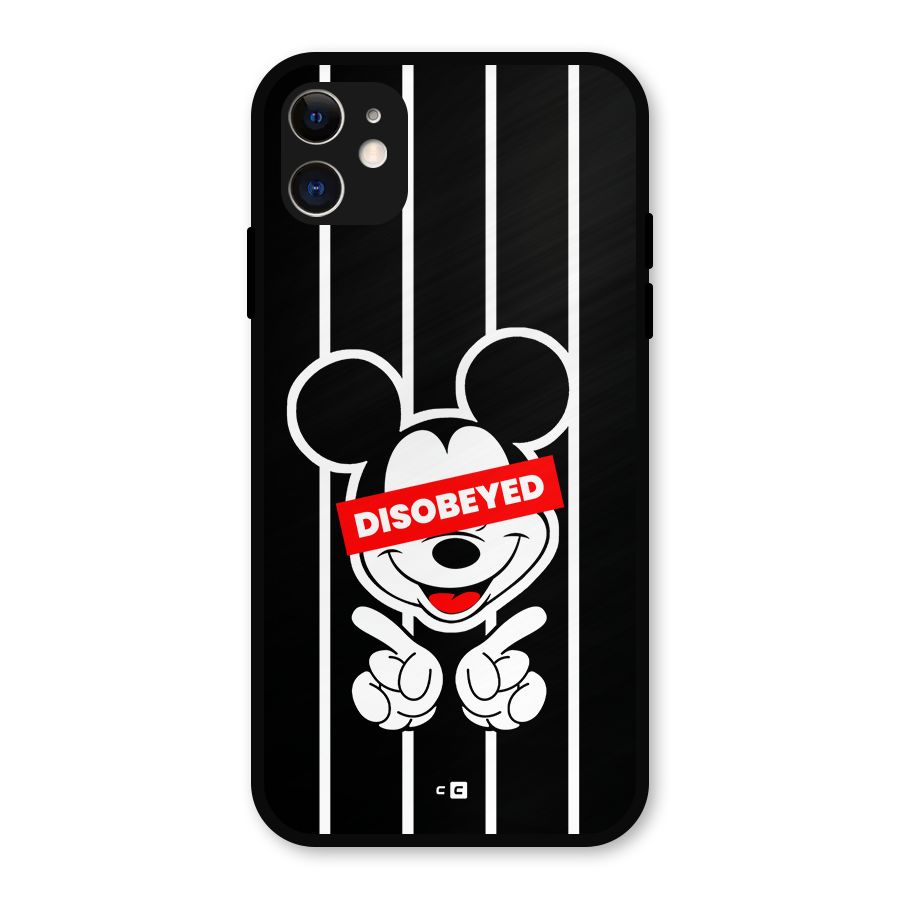 Disobeyed Micky Metal Back Case for iPhone 11