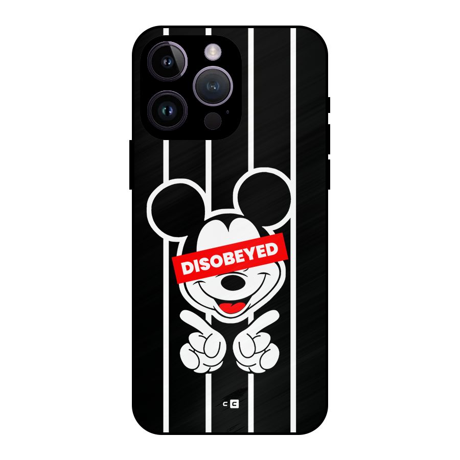 Disobeyed Micky Metal Back Case for iPhone 14 Pro Max