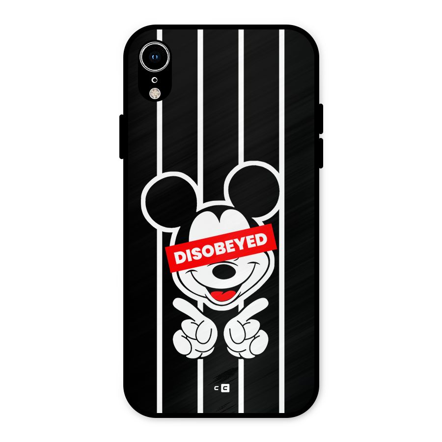 Disobeyed Micky Metal Back Case for iPhone XR