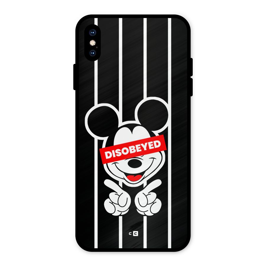 Disobeyed Micky Metal Back Case for iPhone XS Max