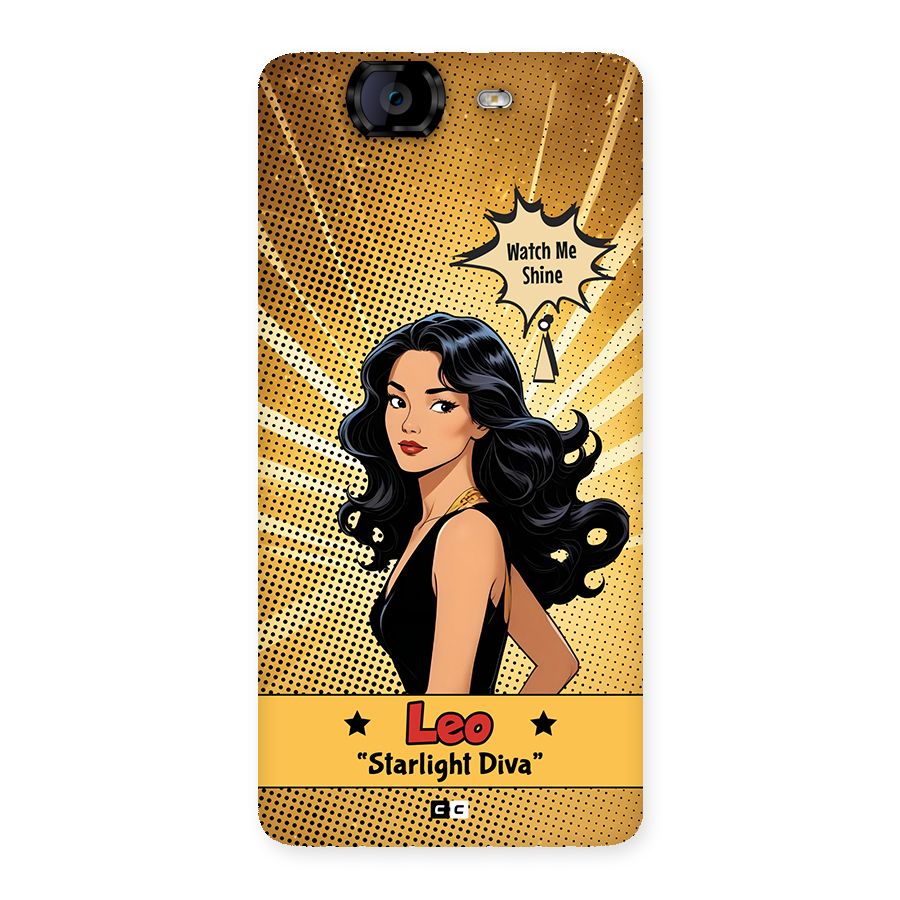 Diva Leo Back Case for Canvas Knight A350