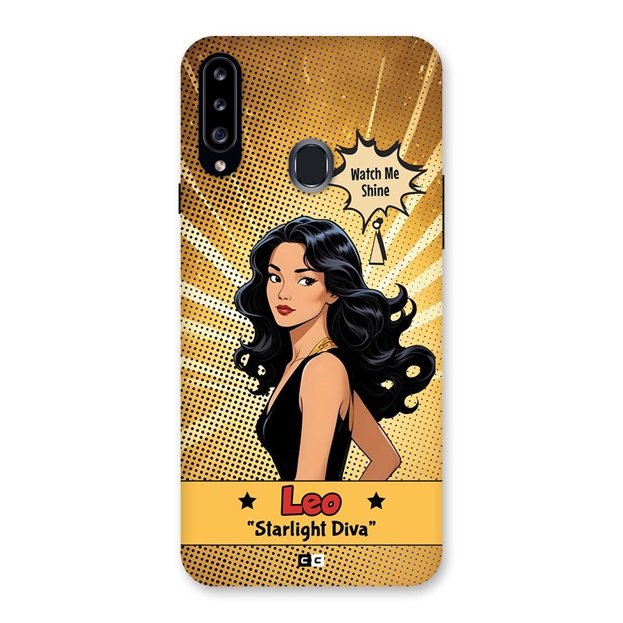 Diva Leo Back Case for Galaxy A20s