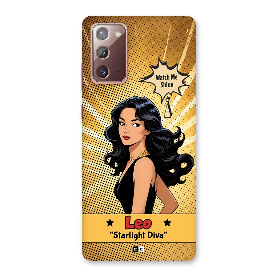 Diva Leo Back Case for Galaxy Note 20