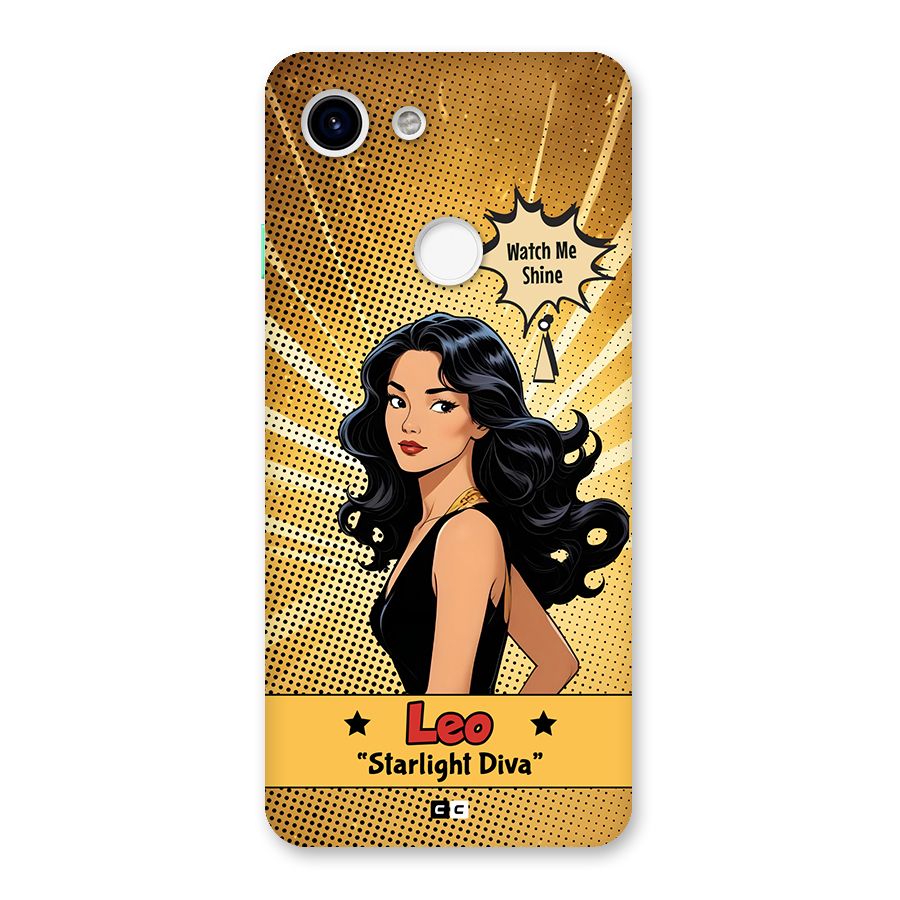 Diva Leo Back Case for Google Pixel 3