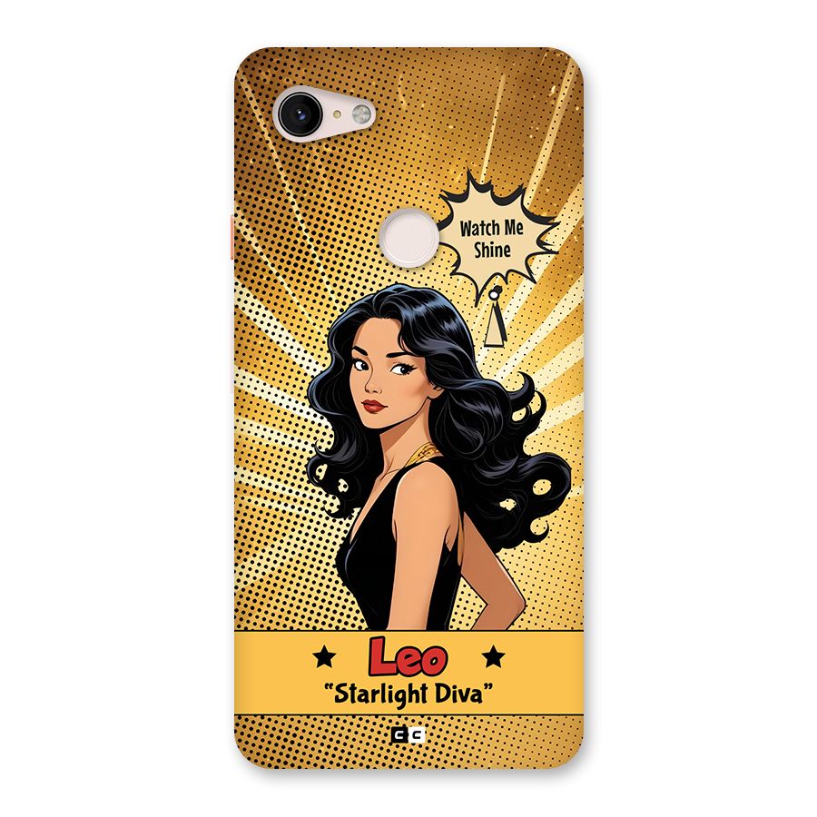 Diva Leo Back Case for Google Pixel 3 XL
