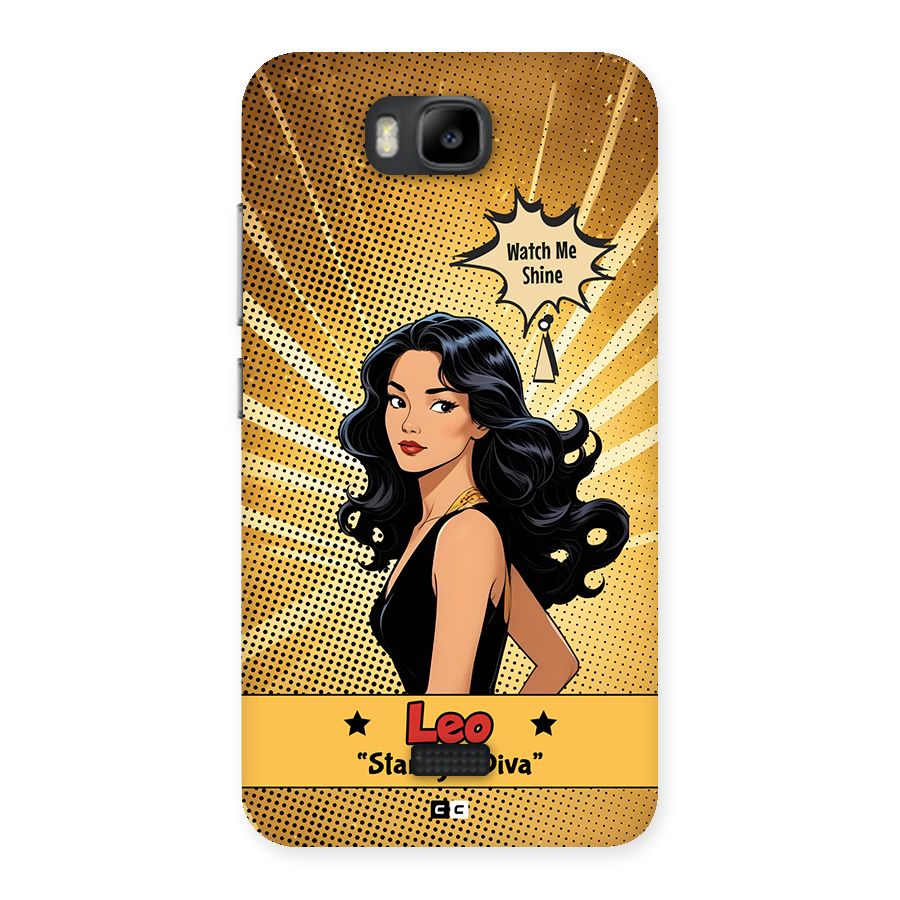 Diva Leo Back Case for Honor Bee