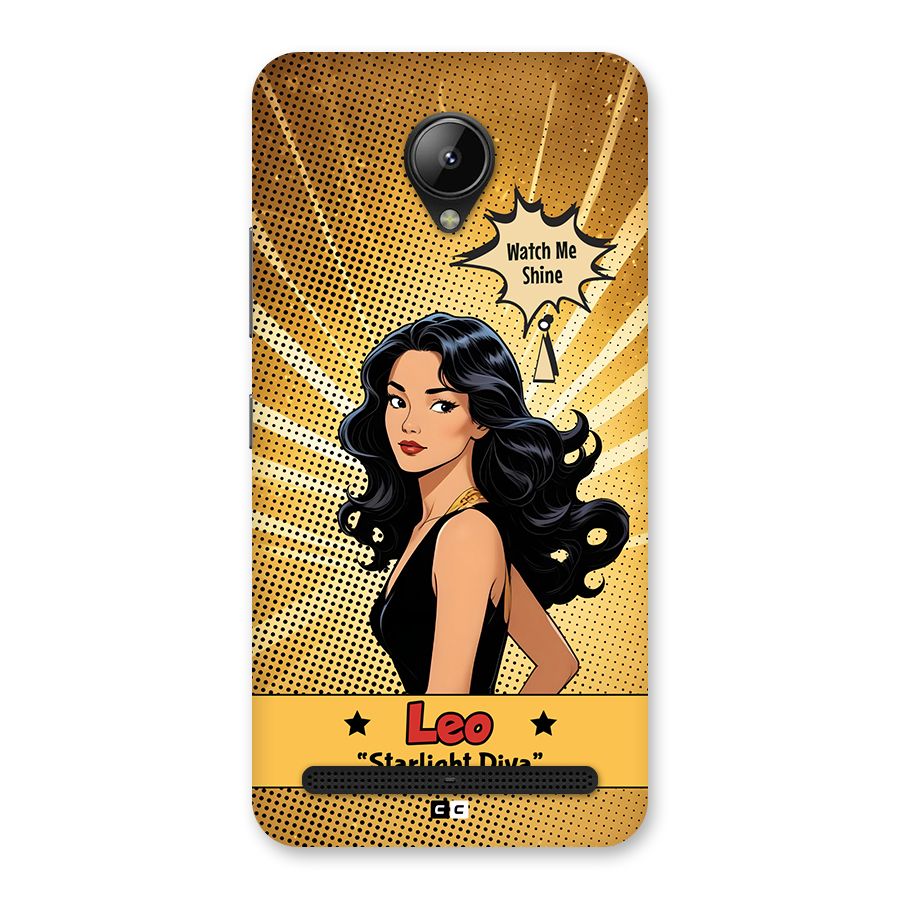 Diva Leo Back Case for Lenovo C2