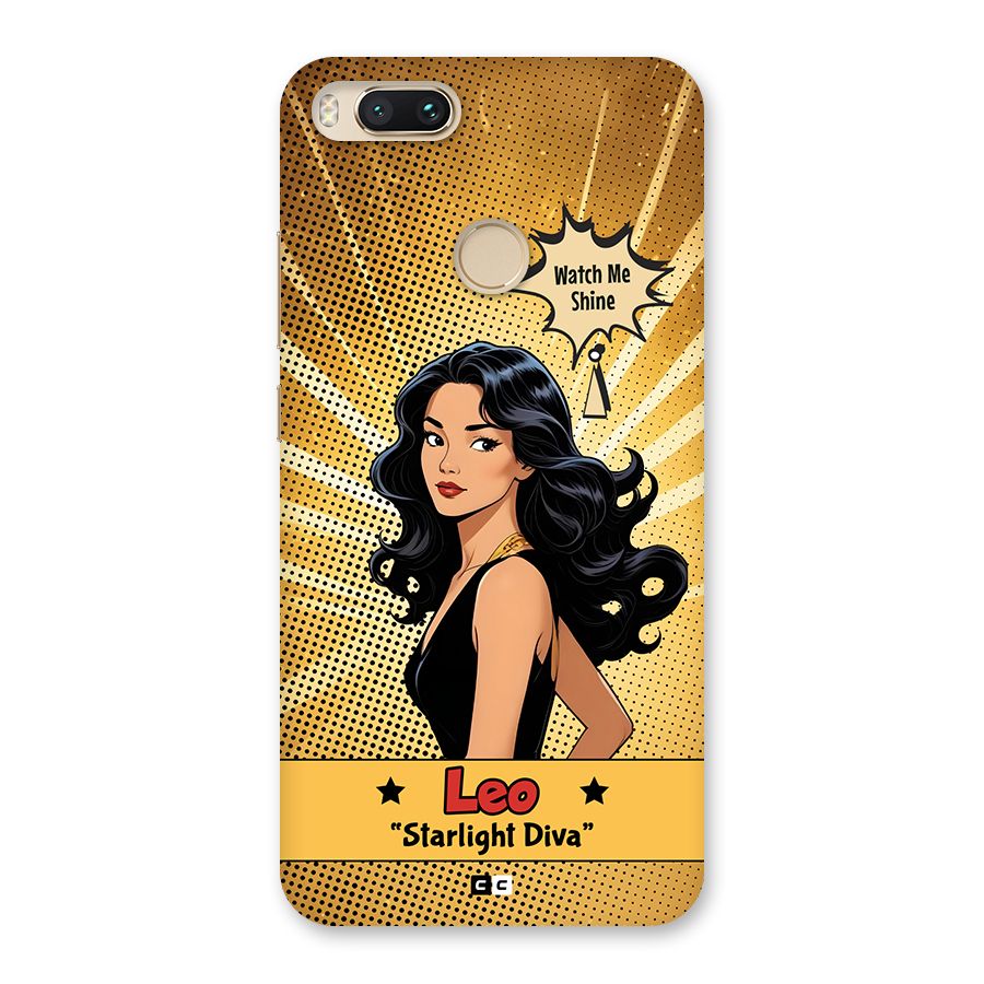 Diva Leo Back Case for Mi A1