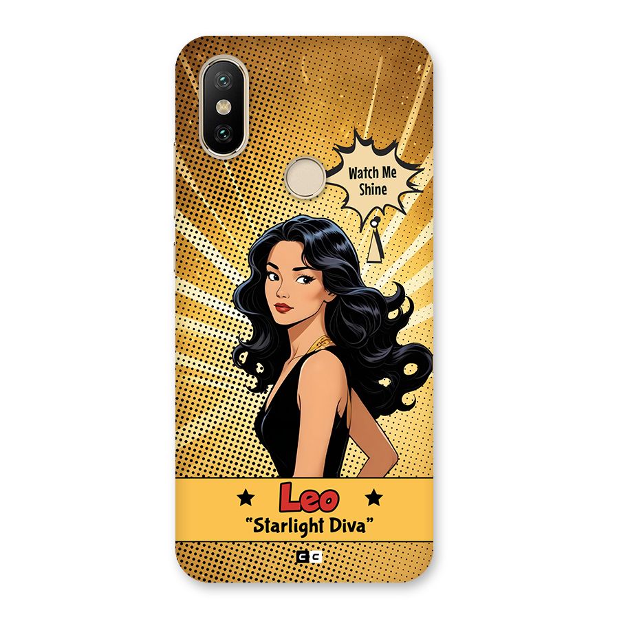 Diva Leo Back Case for Mi A2
