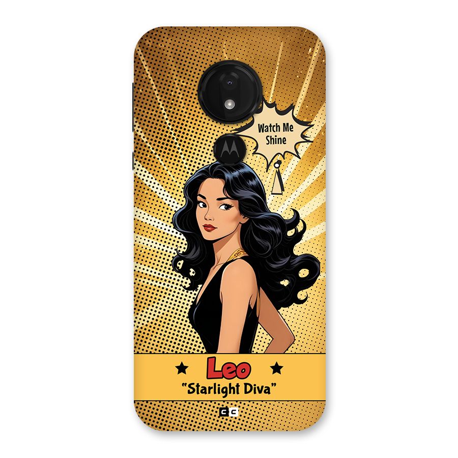 Diva Leo Back Case for Moto G7 Power
