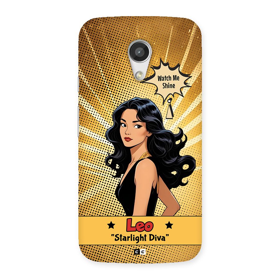 Diva Leo Back Case for Moto G 2nd Gen