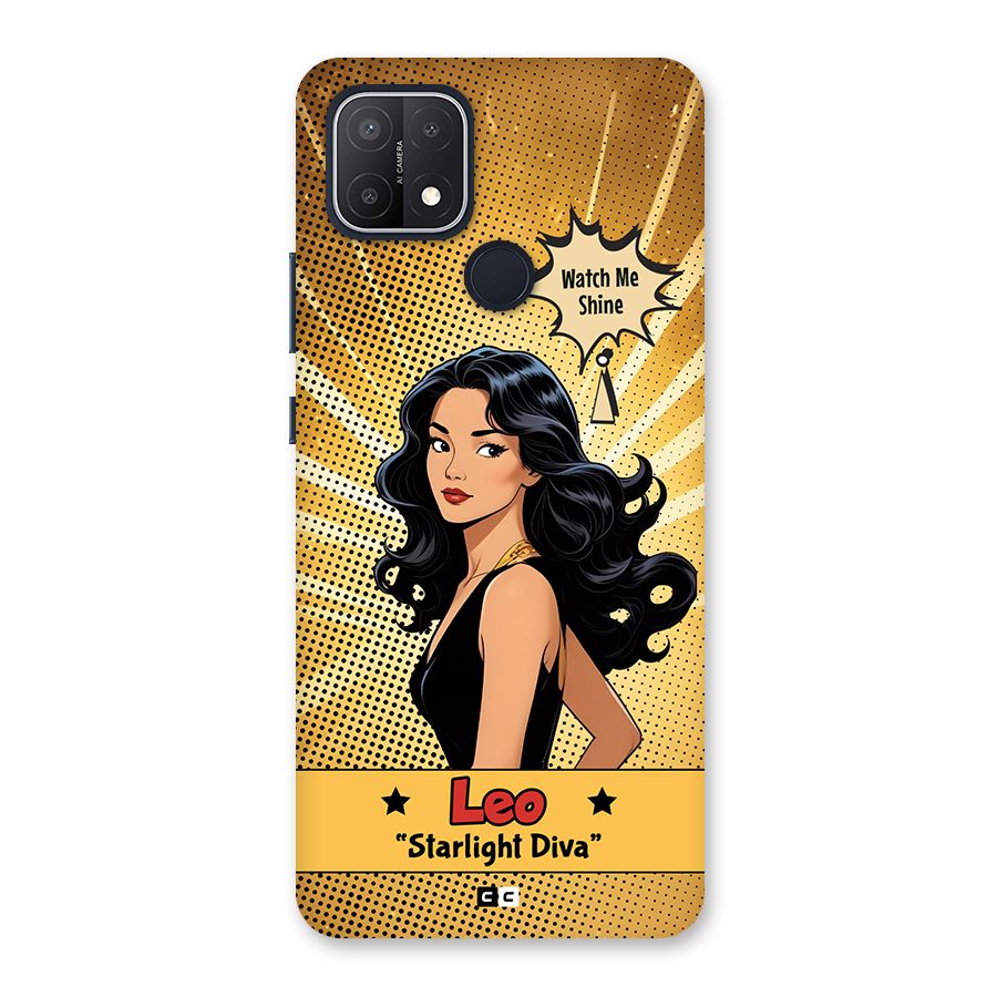 Diva Leo Back Case for Oppo A15