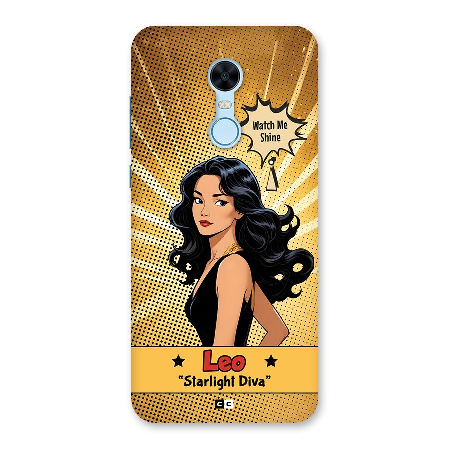 Diva Leo Back Case for Redmi Note 5