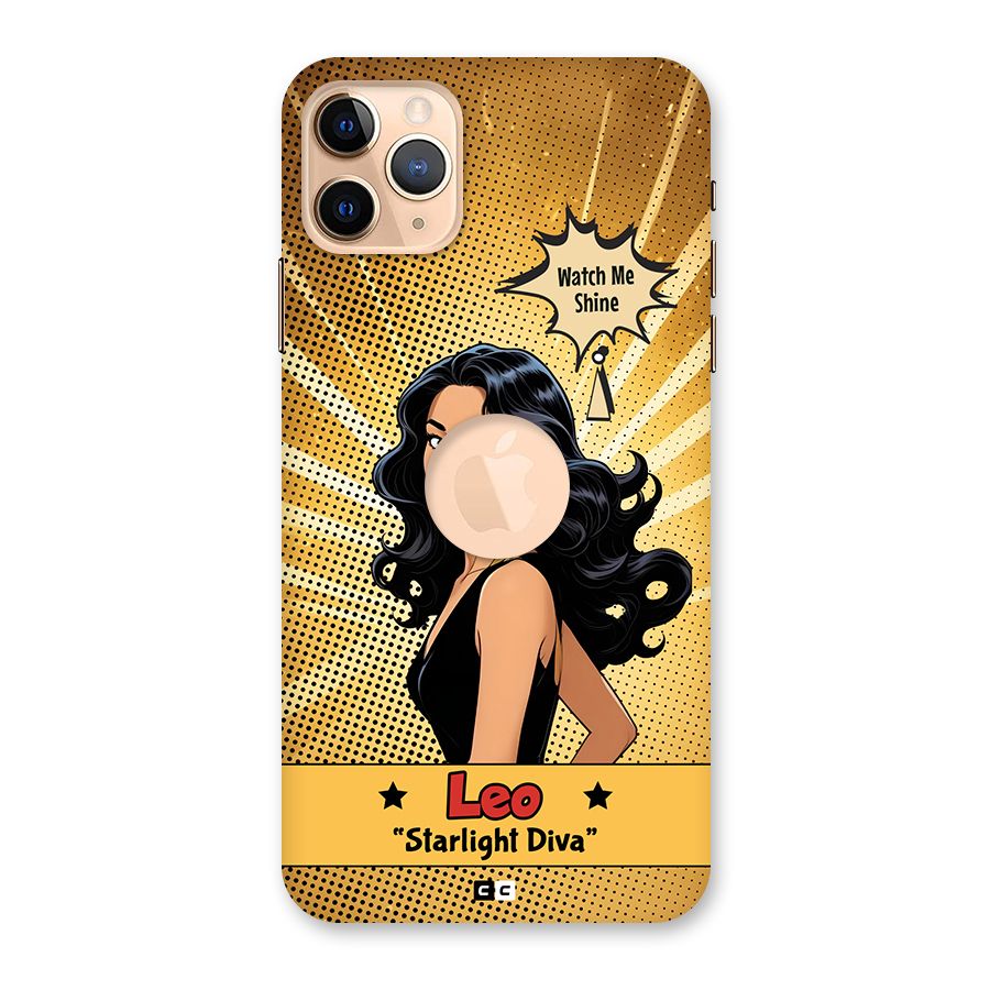 Diva Leo Back Case for iPhone 11 Pro Max Logo Cut