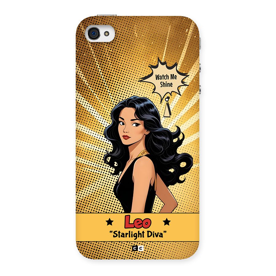 Diva Leo Back Case for iPhone 4 4s