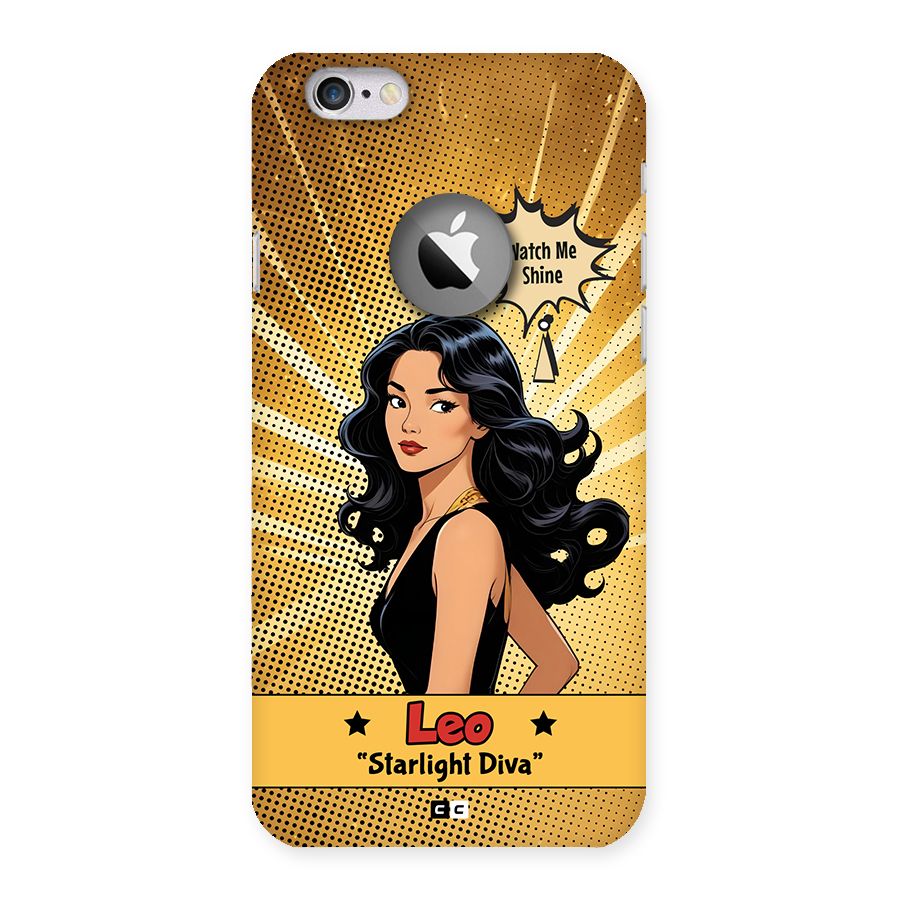 Diva Leo Back Case for iPhone 6 Logo Cut