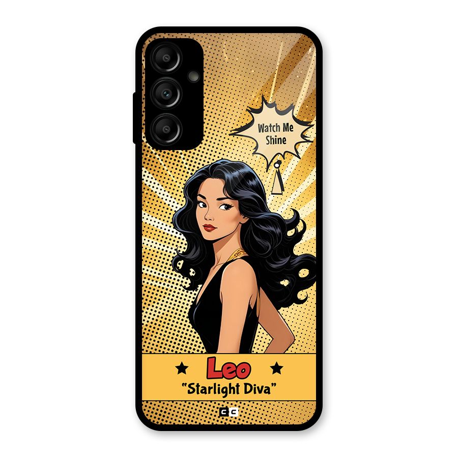 Diva Leo Glass Back Case for Galaxy A14 5G