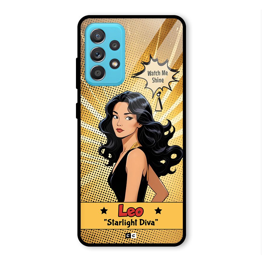 Diva Leo Glass Back Case for Galaxy A52s 5G