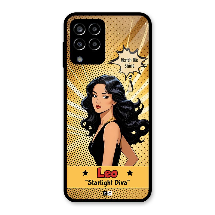 Diva Leo Glass Back Case for Galaxy M33