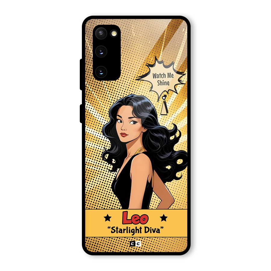 Diva Leo Glass Back Case for Galaxy S20 FE