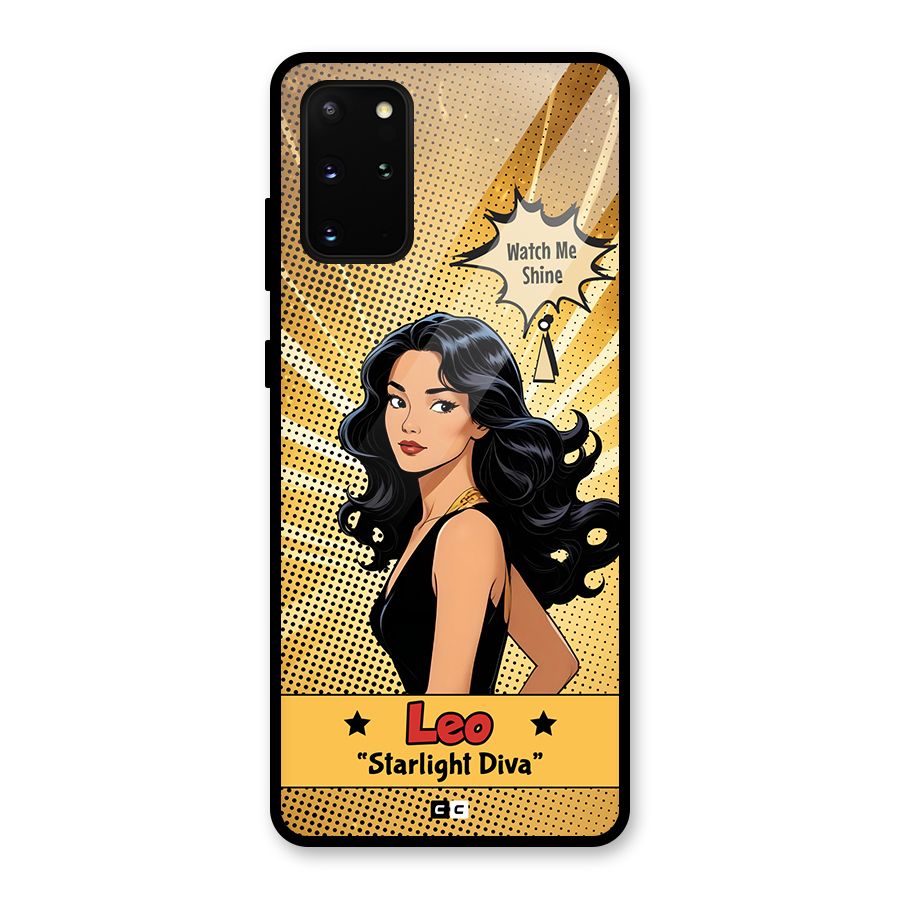 Diva Leo Glass Back Case for Galaxy S20 Plus