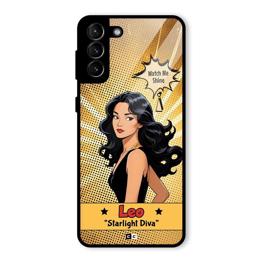 Diva Leo Glass Back Case for Galaxy S21 Plus