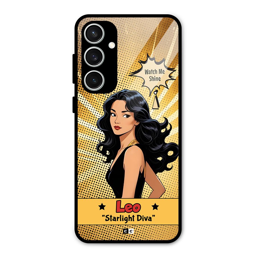 Diva Leo Glass Back Case for Galaxy S23 FE