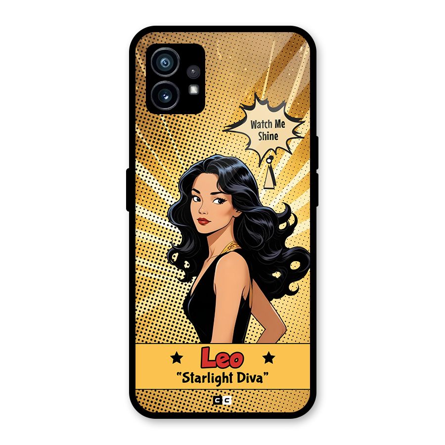 Diva Leo Glass Back Case for Nothing Phone 1