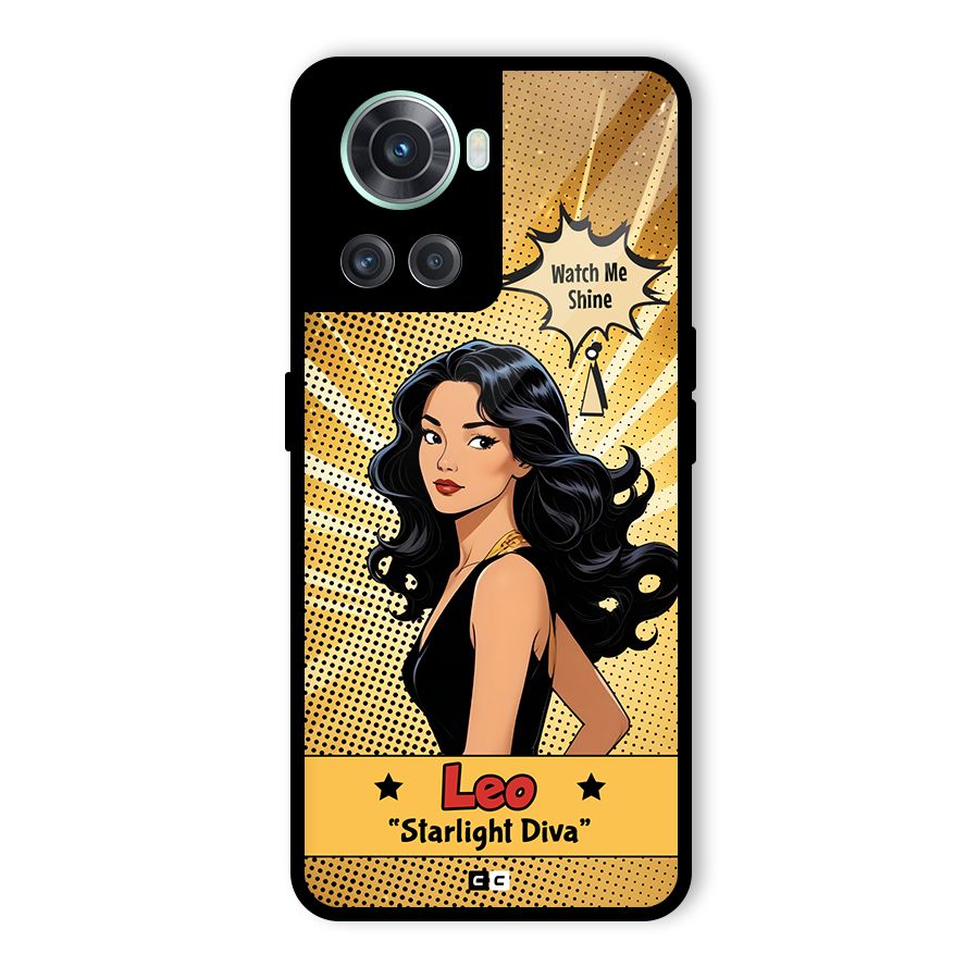 Diva Leo Glass Back Case for OnePlus 10R