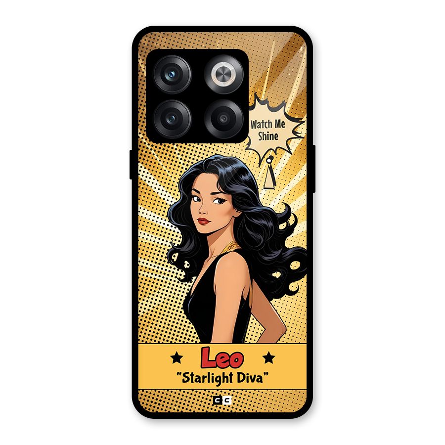 Diva Leo Glass Back Case for OnePlus 10T