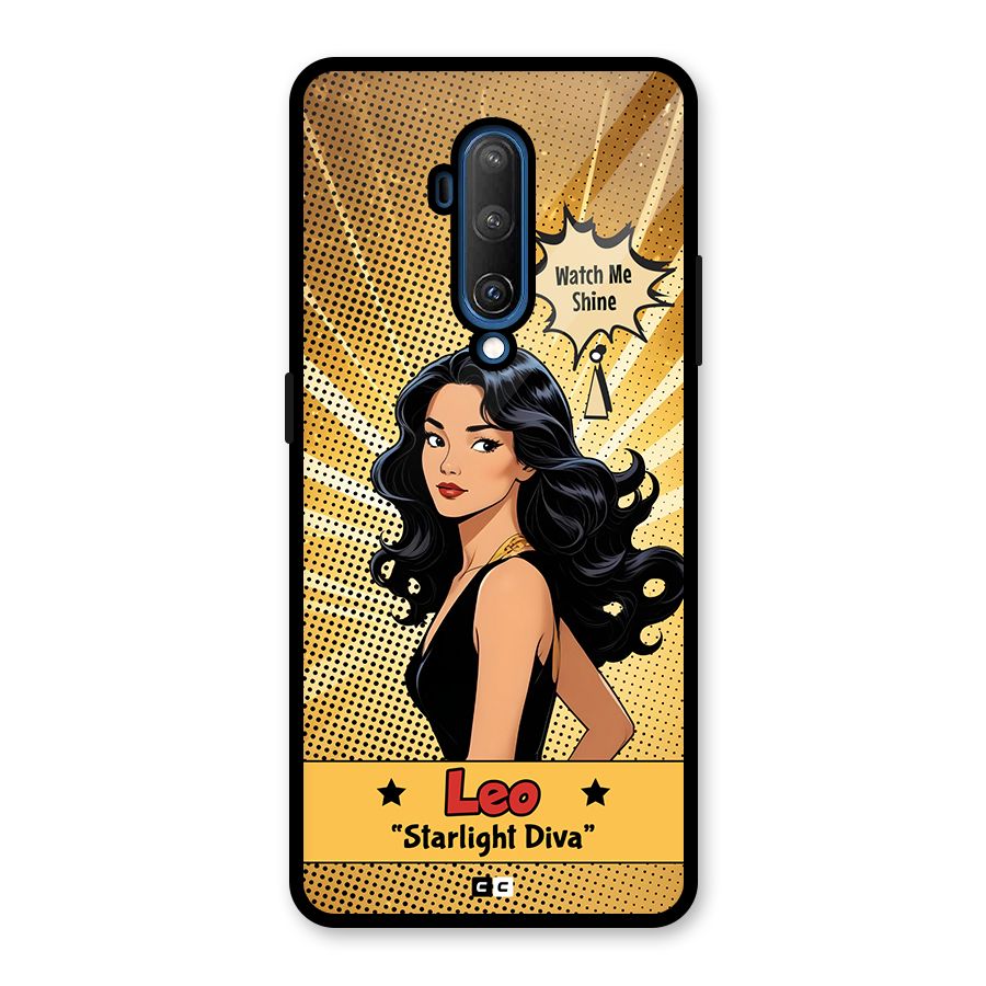 Diva Leo Glass Back Case for OnePlus 7T Pro