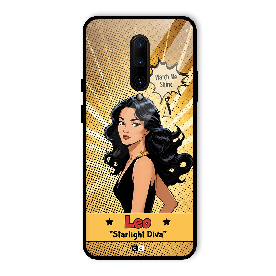 Diva Leo Glass Back Case for OnePlus 7 Pro
