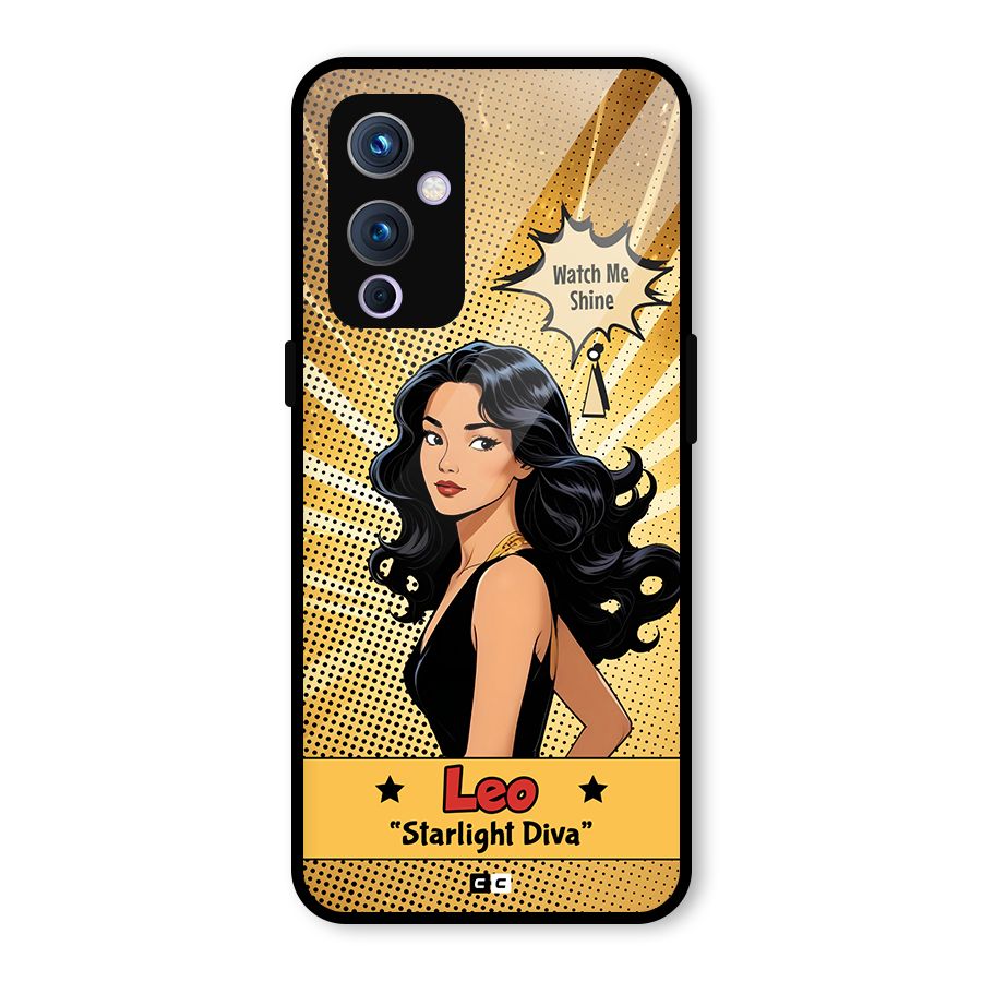 Diva Leo Glass Back Case for OnePlus 9
