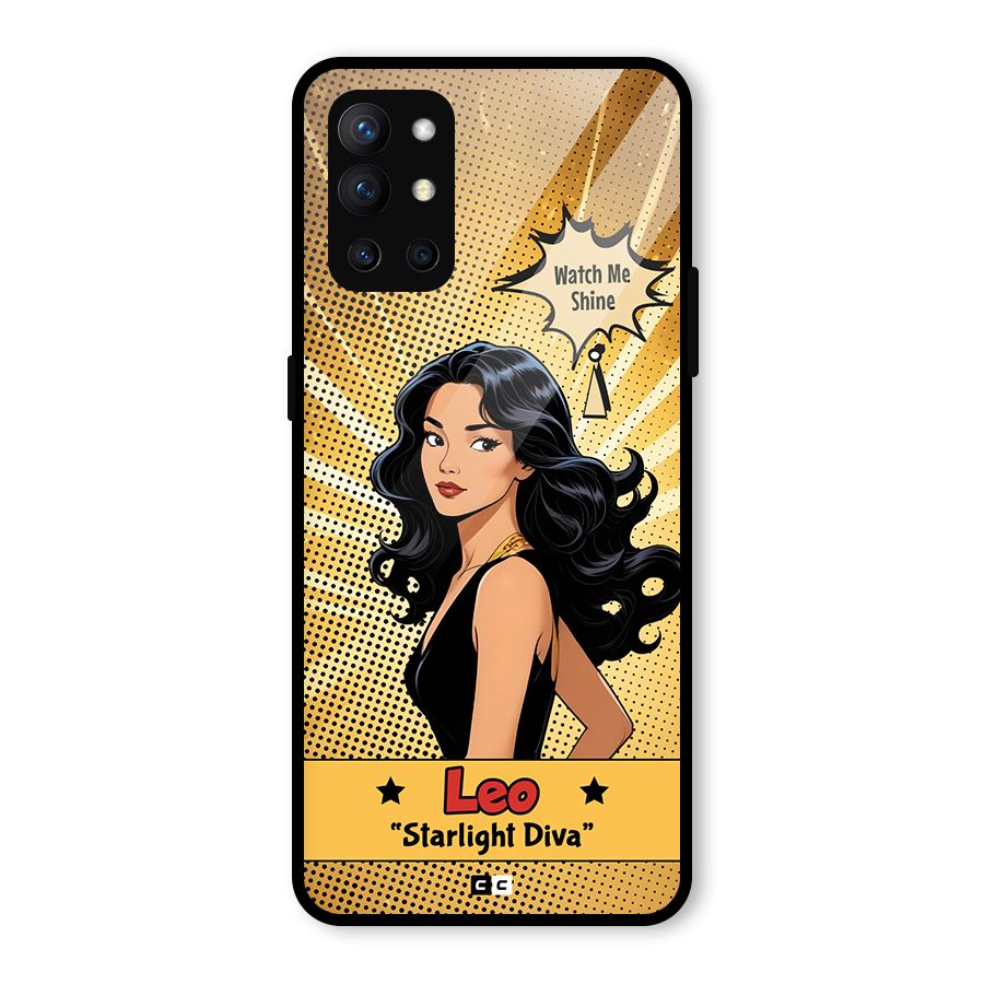 Diva Leo Glass Back Case for OnePlus 9R