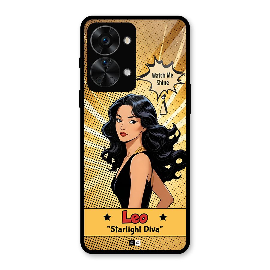 Diva Leo Glass Back Case for OnePlus Nord 2T