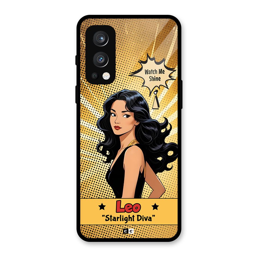 Diva Leo Glass Back Case for OnePlus Nord 2 5G