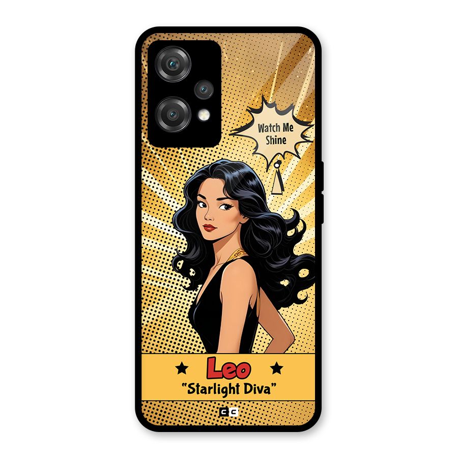 Diva Leo Glass Back Case for OnePlus Nord CE 2 Lite 5G
